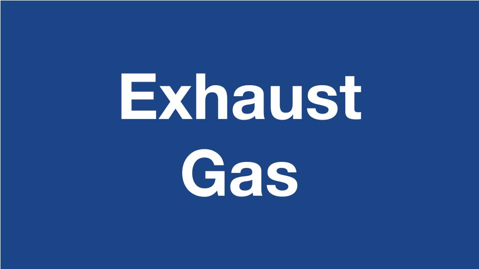 Exhaust gas for diesel engine