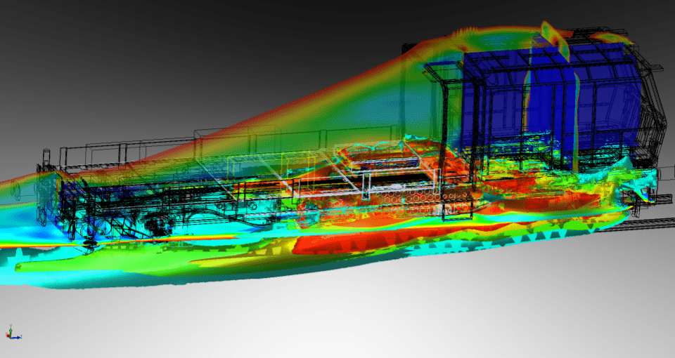 Case Study: Evaluating Locomotive Aerodynamics for Efficiency