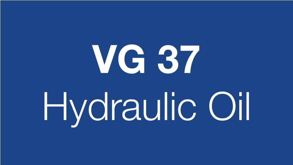 Physical properties for hydraulic oil VG 37
