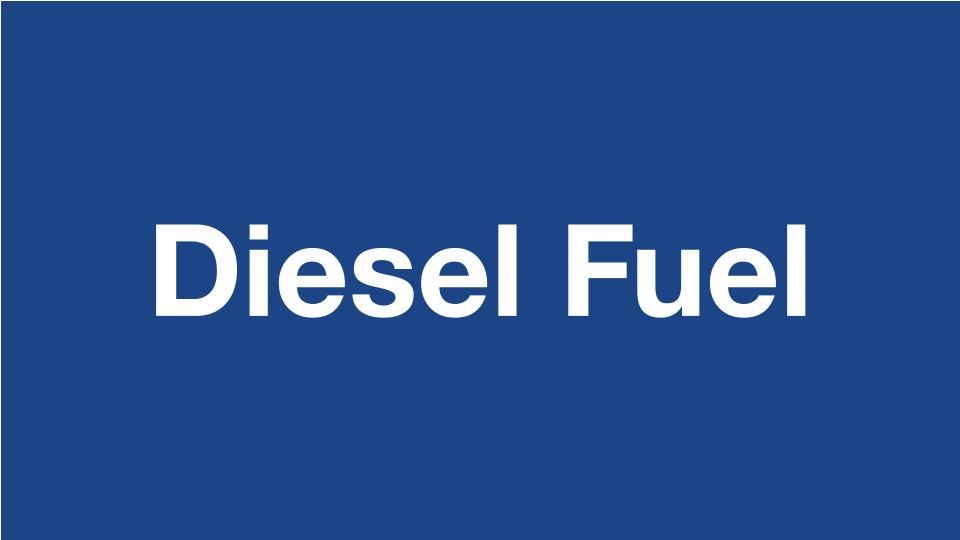 Physical Properties for Diesel Fuel