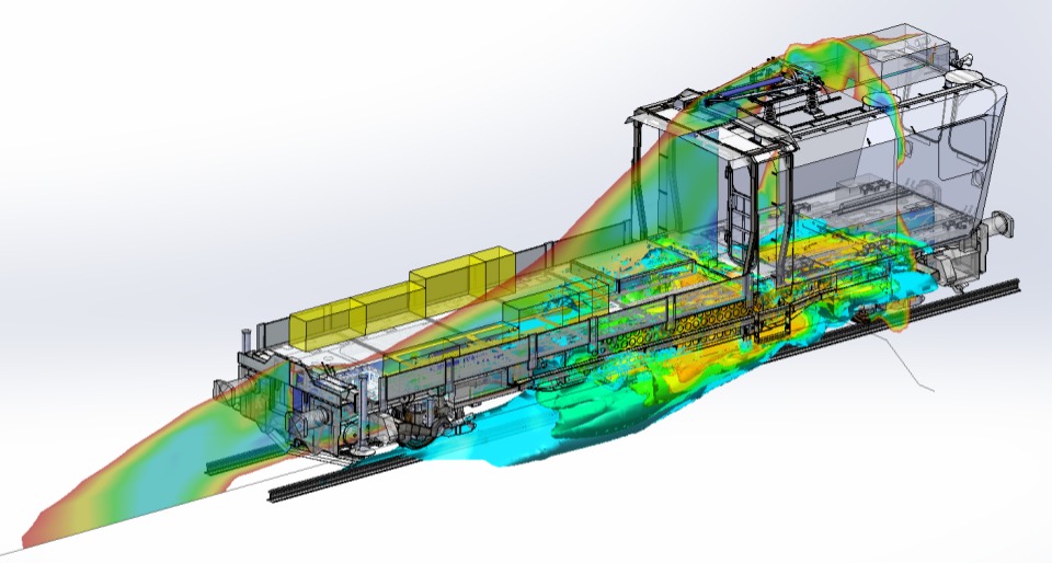 Case Study: Evaluating Locomotive Cabin Aerodynamics for Efficiency