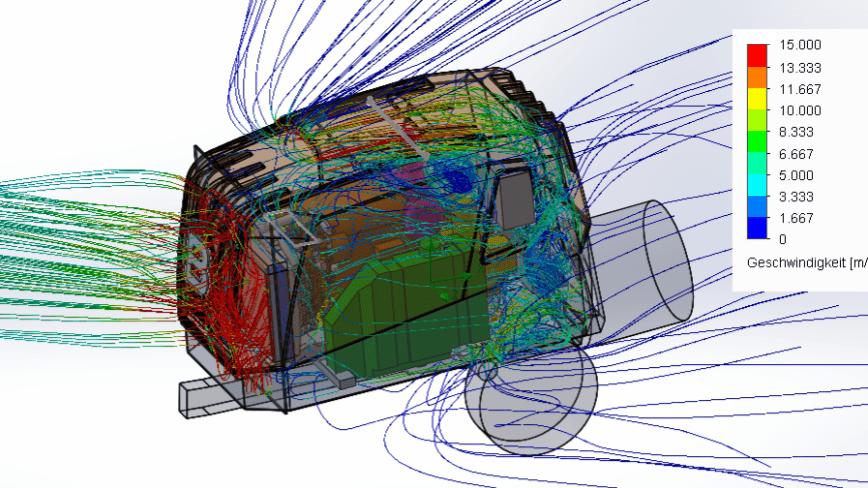 Optimizing Compressed Air Conveyor Cooling with Early-Stage CFD Analysis